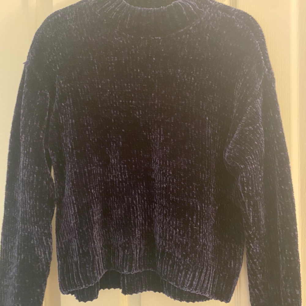 Navy blue, sanctuary chenille sweater